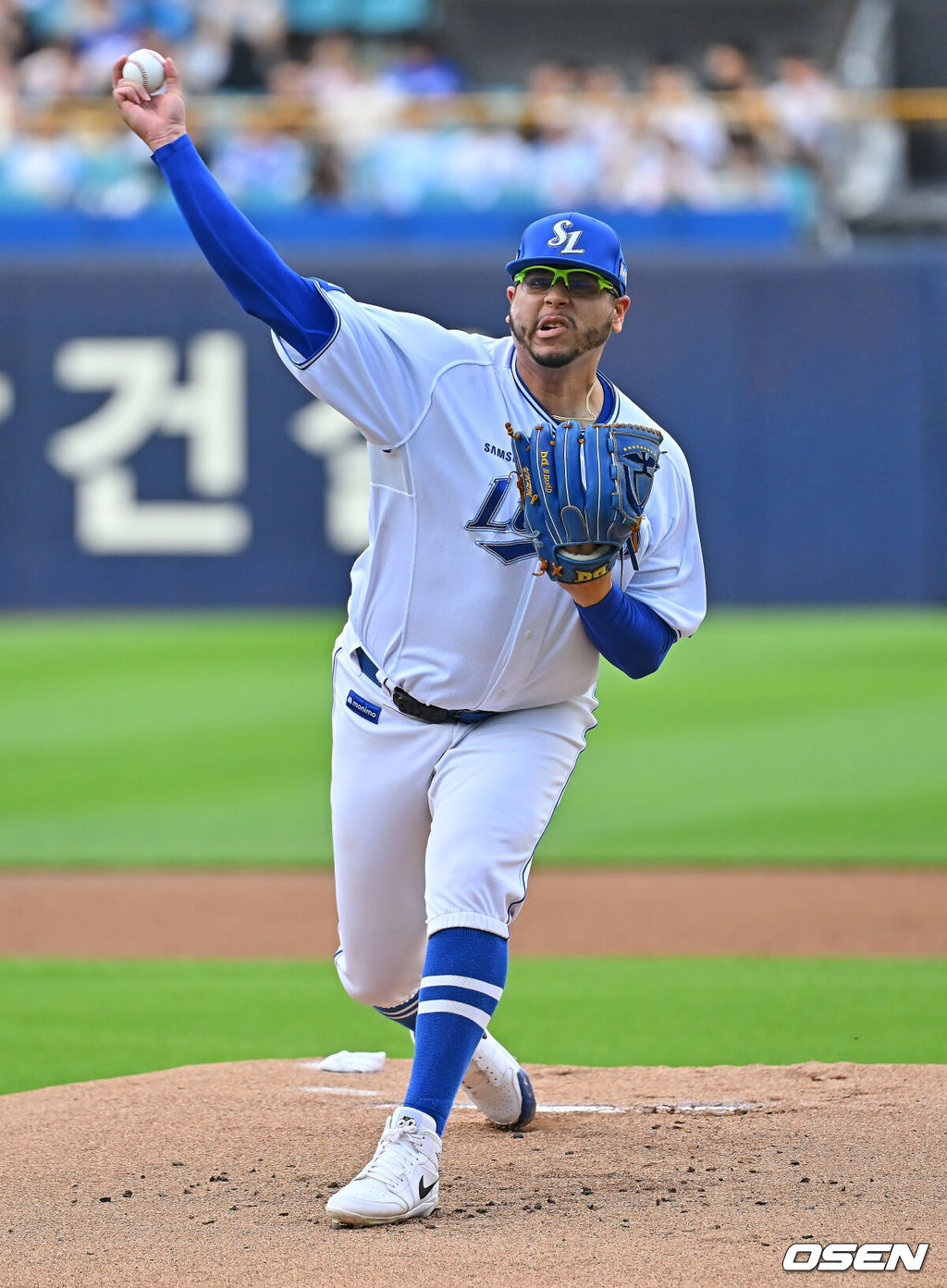 7일 대구삼성라이온즈파크에서 2026 신한 SOL KBO 리그 삼성 라이온즈와 LG 트윈스의 경기가 열렸다. 홈팀 삼성은 후라도가, 방문팀 LG는 톨허스트가 선발 출전했다. 삼성 라이온즈 선발 투수 후라도가 역투하고 있다. 2026.07.07 / foto0307@osen.co.kr