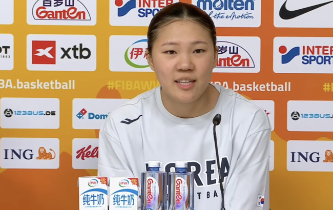 [사진] FIBA 인터뷰에 영어로 답한 박지현 / FIBA