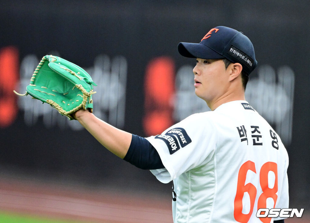 한화 투수 박준영(68번). 2026.07.07 / jpnews@osen.co.kr