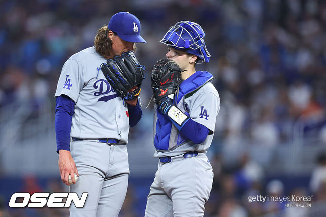 [사진] LA 다저스 타일러 클래스노우 ⓒGettyimages(무단전재 및 재배포 금지)