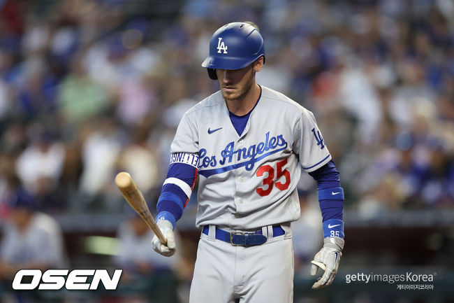 [사진] LA 다저스 시절 코디 벨린저 ⓒGettyimages(무단전재 및 재배포 금지)