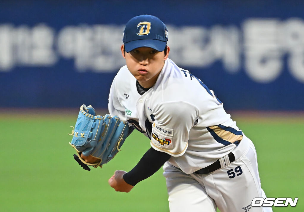12일 창원NC파크에서 2026 신한 SOL KBO 리그 NC 다이노스와 KT 위즈의 경기가 열렸다. 홈팀 NC는 구창모가, 방문팀 KT는 소형준이 선발 출전했다. NC 다이노스 선발투수 구창모가 역투하고 있다. 2026.08.12 / foto0307@osen.co.kr