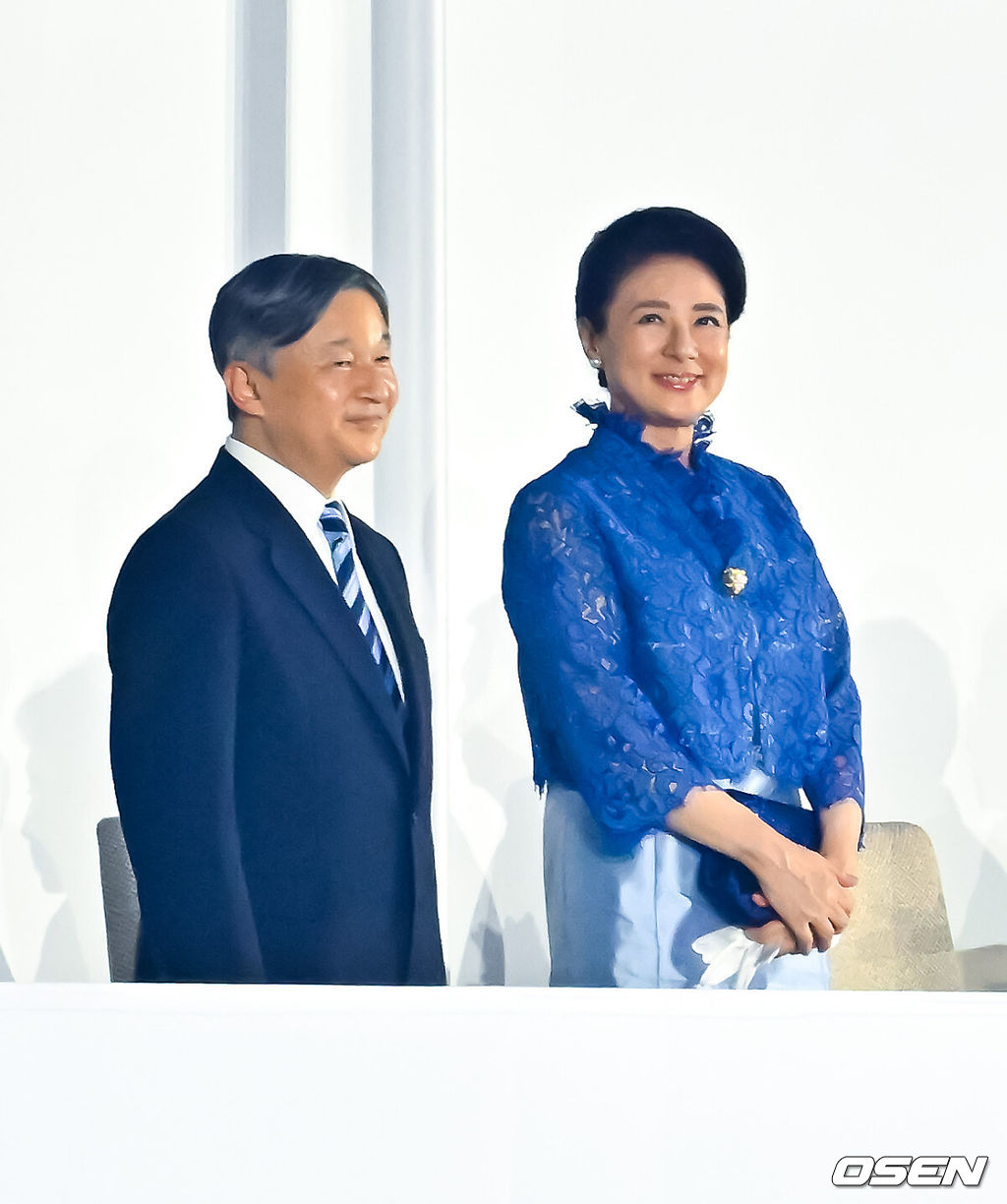 19일 일본 나고야 미즈호공원 육상경기장에서 제20회 일본 아이치·나고야 아시안게임 개막식이 진행됐다. 아이치·나고야 아시안게임 개회식에서 한국 선수단은 김동용·신유빈을 기수로 9개 종목 50명이 참가해 영문 국가명 순서에 따라 16번째로 입장한다. 아시안게임은 오는 10월 4일까지 열린다. 일본 나루히토 일왕과 마사코 왕비가 개막식에 참석하고 있다.  2026.09.19 / soul1014@osen.co.kr