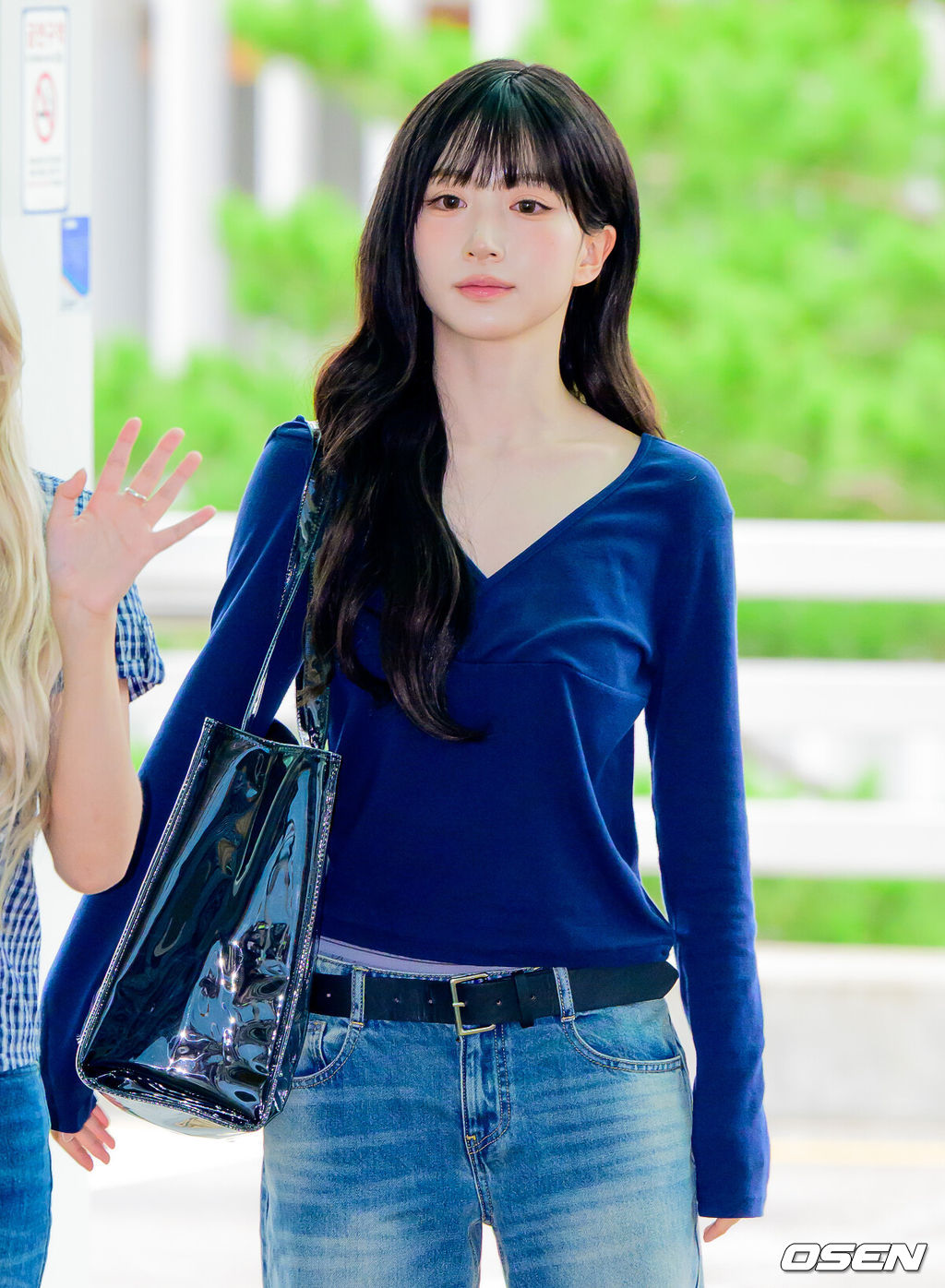 지난 8월 공항에 포착된 해원의 모습. [사진]지형준 기자 /jpnews@osen.co.kr