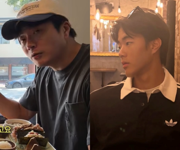 (왼쪽부터) 권상우, 권상우 첫째 아들