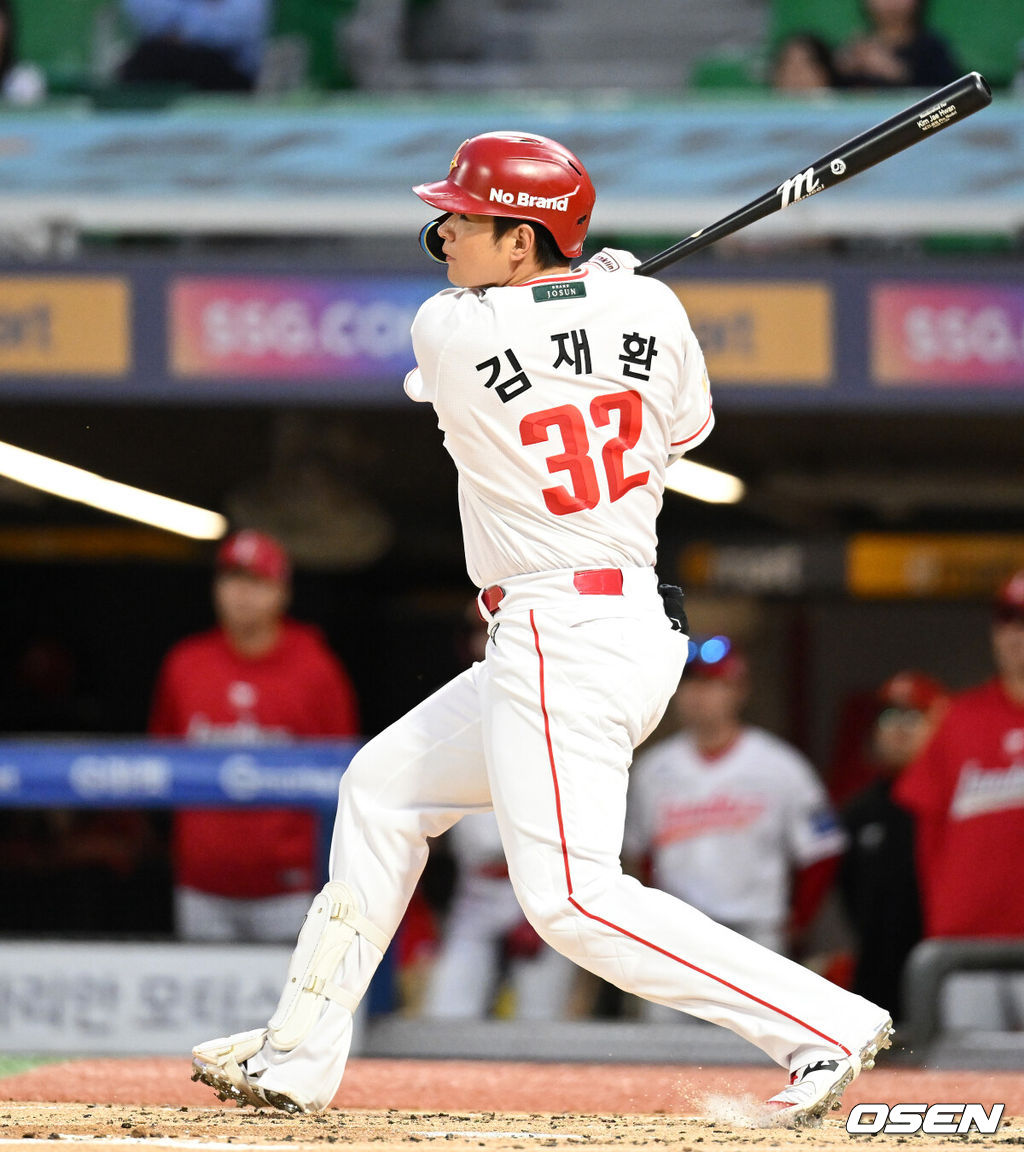 SSG 랜더스 김재환. /OSEN DB