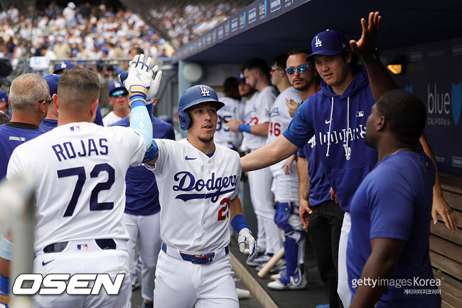 [사진] LA 다저스 토미 에드먼 ⓒGettyimages(무단전재 및 재배포 금지)