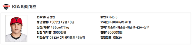 KBO 공식 홈페이지 캡처
