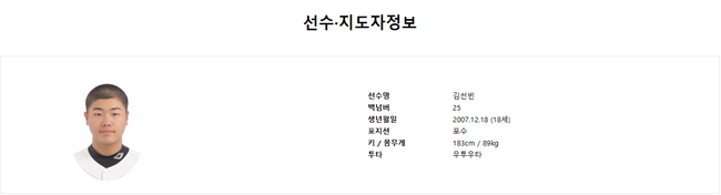 대한야구소프트볼협회 공식 홈페이지 캡처