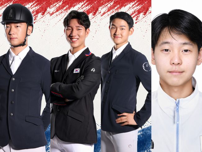 [사진] 왼쪽부터 강한수, 이동화, 김형호, 박흥수 / 대한체육회 제공