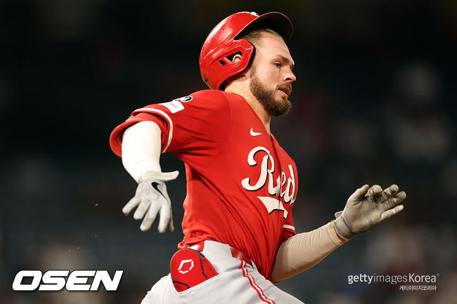[사진] 신시내티 시절 개빈 럭스 ⓒGettyimages(무단전재 및 재배포 금지)