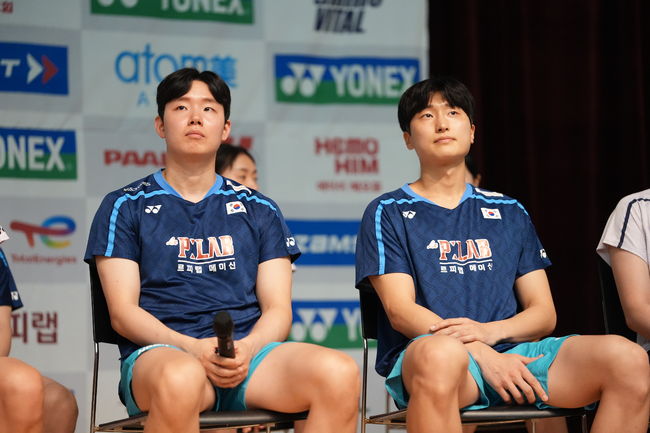 [사진] 서승재 , 김원호 / 대한배드민턴협회