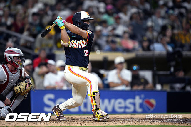 [사진] 샌디에이고 파드리스 송성문. ⓒGettyimages(무단전재 및 재배포 금지)