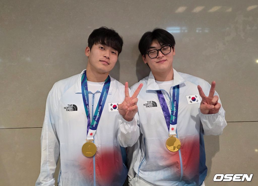 야구 국가대표 박영현과 조병현. /OSEN DB