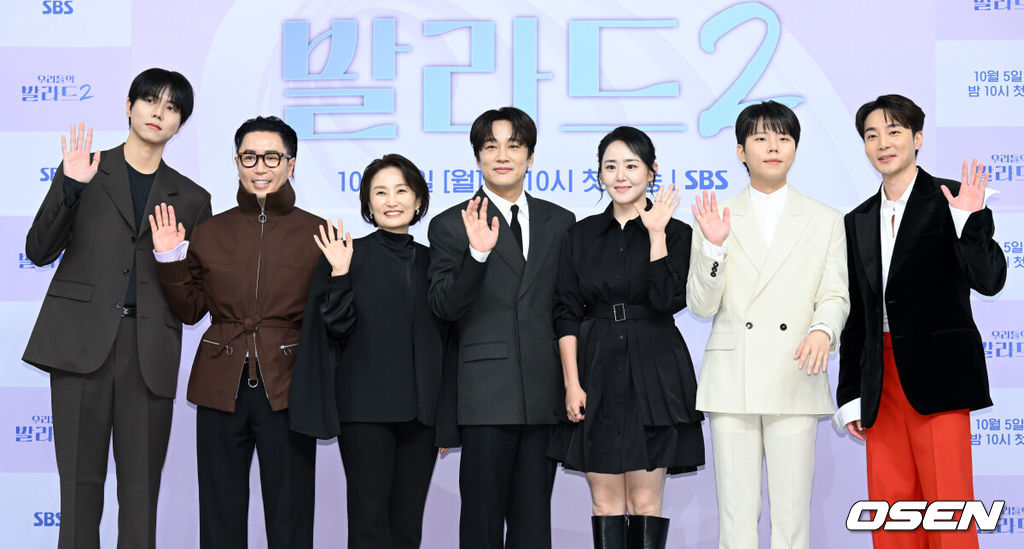 SBS 오디션 프로젝트 ‘우리들의 발라드2’ 제작발표회가 30일 서울 양천구 목동 SBS에서 열렸다.'우리들의 발라드 2'는 대한민국을 발라드 열풍으로 물들였던 '우리들의 발라드'의 두 번째 시즌이다. 주우재, 정재형, 박경림, 차태현, 문근영, 정승환, 로이킴이 포즈를 취하고 있다. 2026.09.30 /cej@osen.co.kr