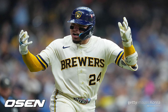 [사진] 밀워키 브루어스 윌리엄 콘트레라스 ⓒGettyimages(무단전재 및 재배포 금지)