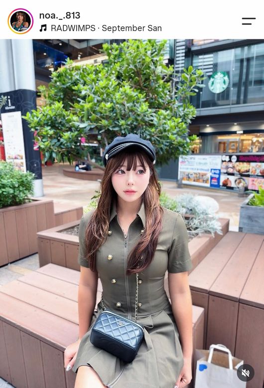 키누가사 노아 인스타그램 캡처 