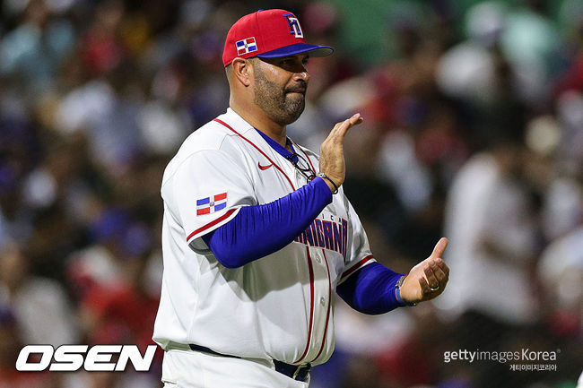 [사진] 도미니카공화국 대표팀 알버트 푸홀스 감독 ⓒGettyimages(무단전재 및 재배포 금지)
