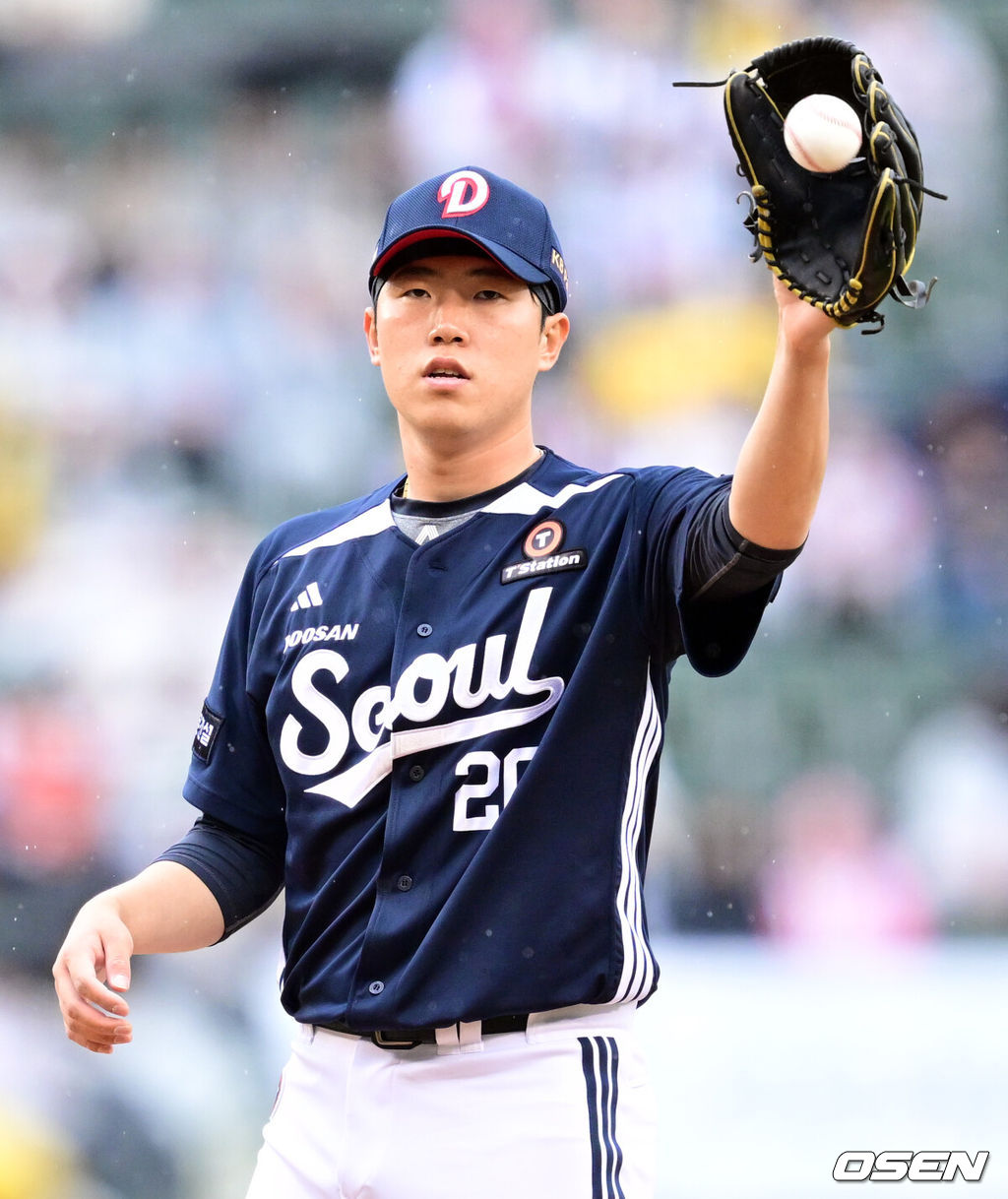두산 김유성. 2025.04.12 /cej@osen.co.kr