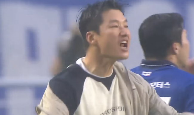 [사진] 이정효 감독 / 중계화면 캡처 