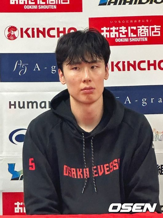[사진] 오사카에서 만난 송교창 / 서정환 기자 