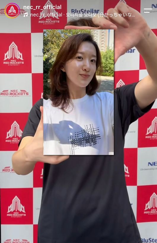 NEC 레드로케츠 가와사키 공식 SNS 캡처