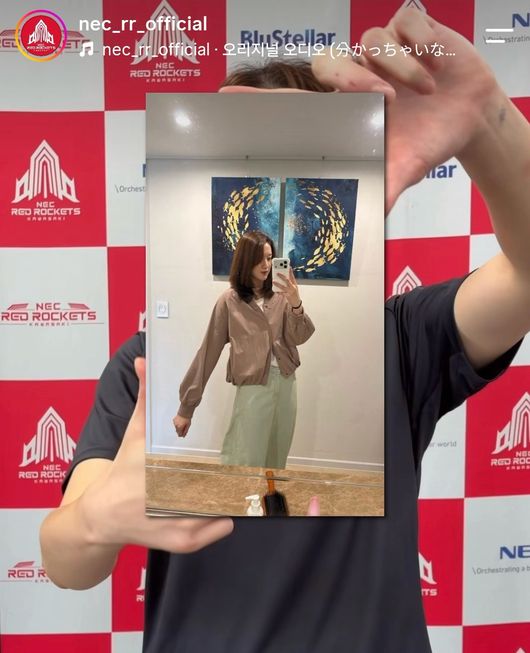 NEC 레드로케츠 가와사키 공식 SNS 캡처