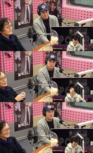 [사진=SBS 보는 라디오 화면] '블랙머니'에 출연하는 배우 조진웅(오른쪽)과 연출한 정지영 감독이 '씨네타운'에서 입담을 뽐냈다.