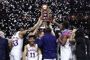 [사진] 2022년 NCAA 토너먼트 우승팀 캔자스 / ⓒGettyimages(무단전재 및 재배포 금지)