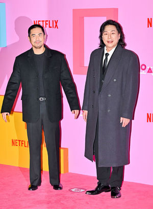 [사진]전석호-김법래,'오징어게임 시즌2 응원해요' - OSEN