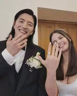폴란드에서 촬영한 맹기용의 웨딩 사진