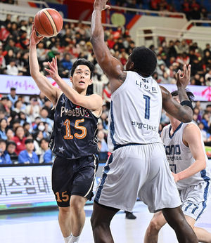 울산 현대모비스 대 고양 소노 경기 장면(김건하)