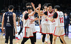 부산 사직체육관 KCC vs SK 경기 현장 사진